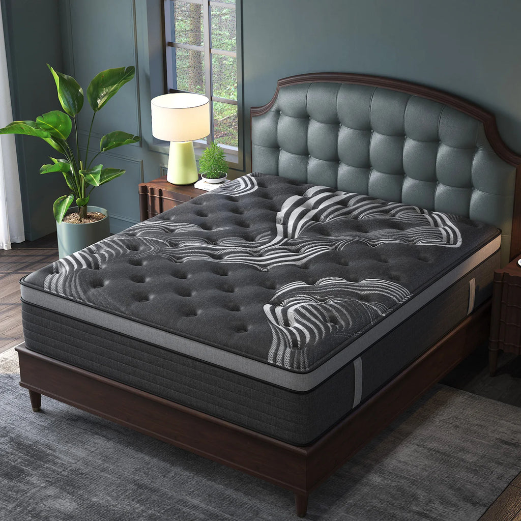 12" Gel Memory Foam Hybrid Pocket Spring Mattress – Medium Firm, Motion Isolation, Twin to King, Boxed