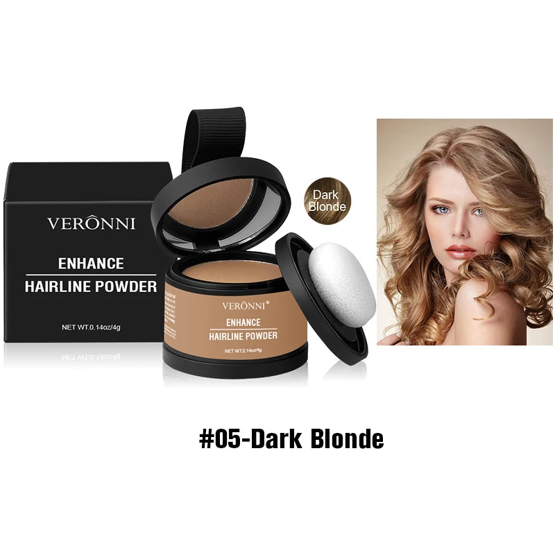 Waterproof Hairline Shadow Powder — Instant Root Cover & Scalp Filler (4g)