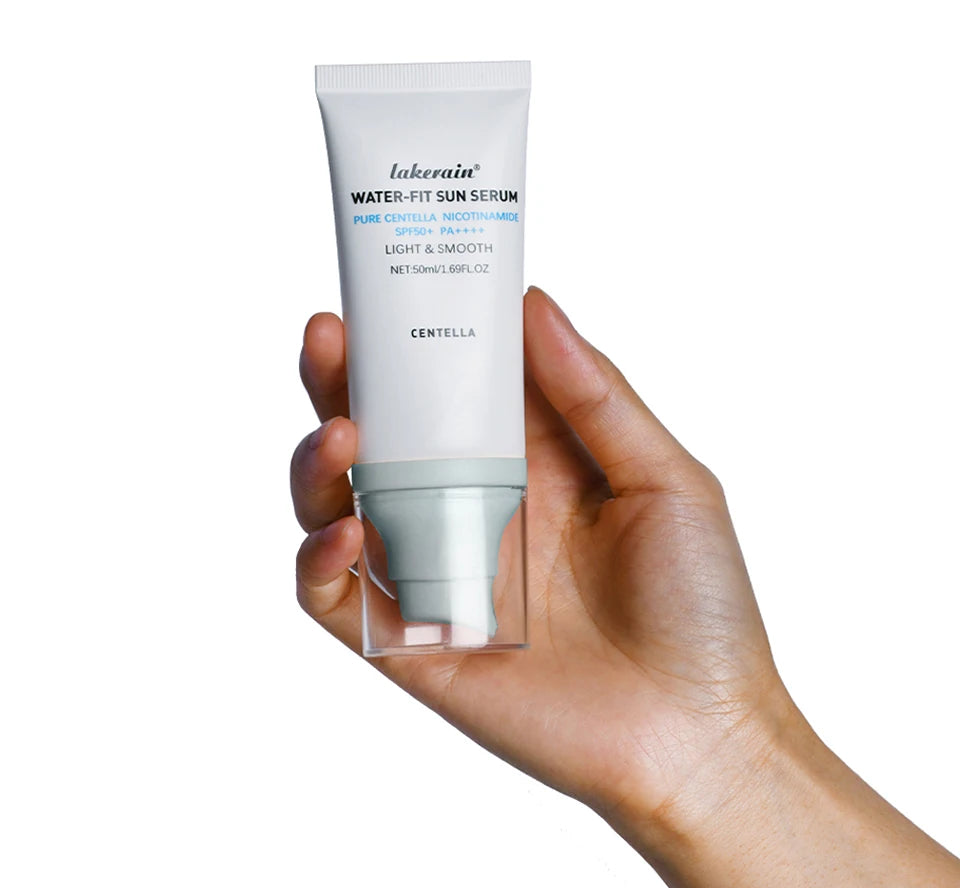 SPF50 Water-Fit Sun Serum – Lightweight Korean Sunscreen with Moisturizing & Oil Control