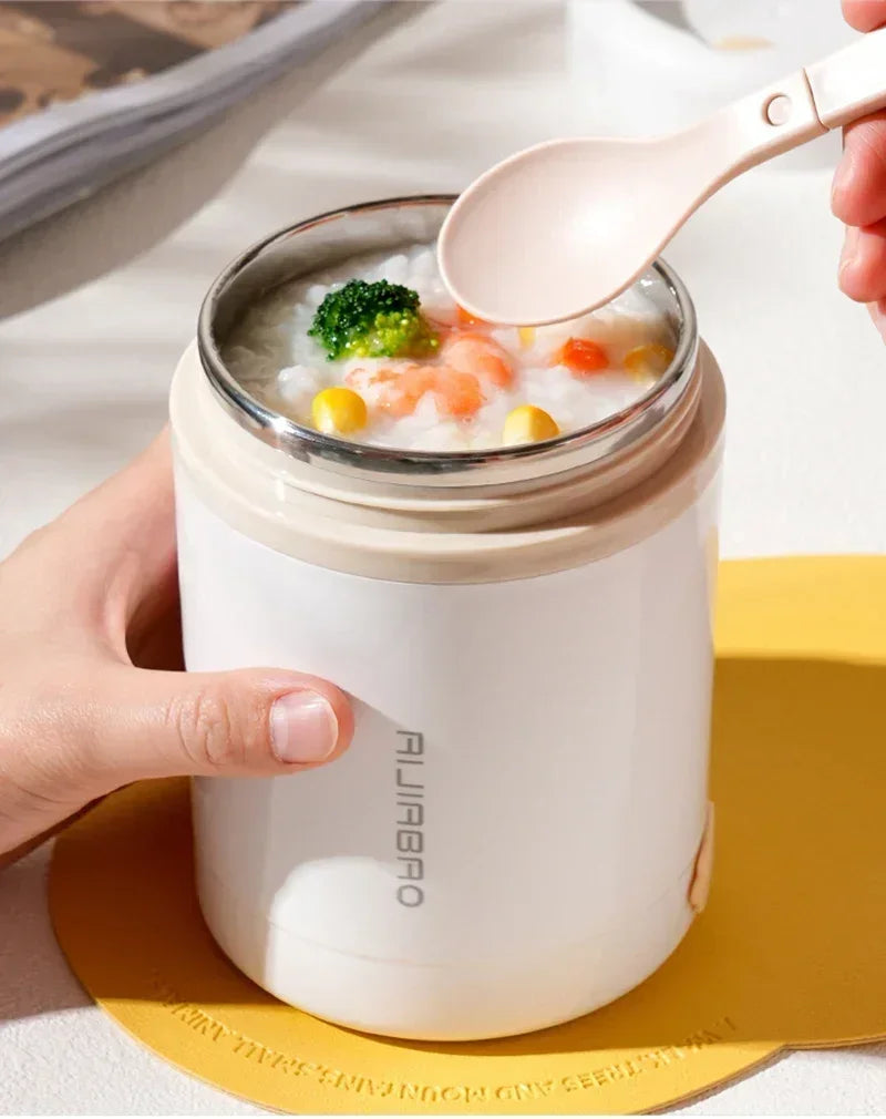 600ml USB Electric Heated Lunch Box – Stainless Steel Food Warmer with Constant Temperature Insulation, 5V/12V/24V