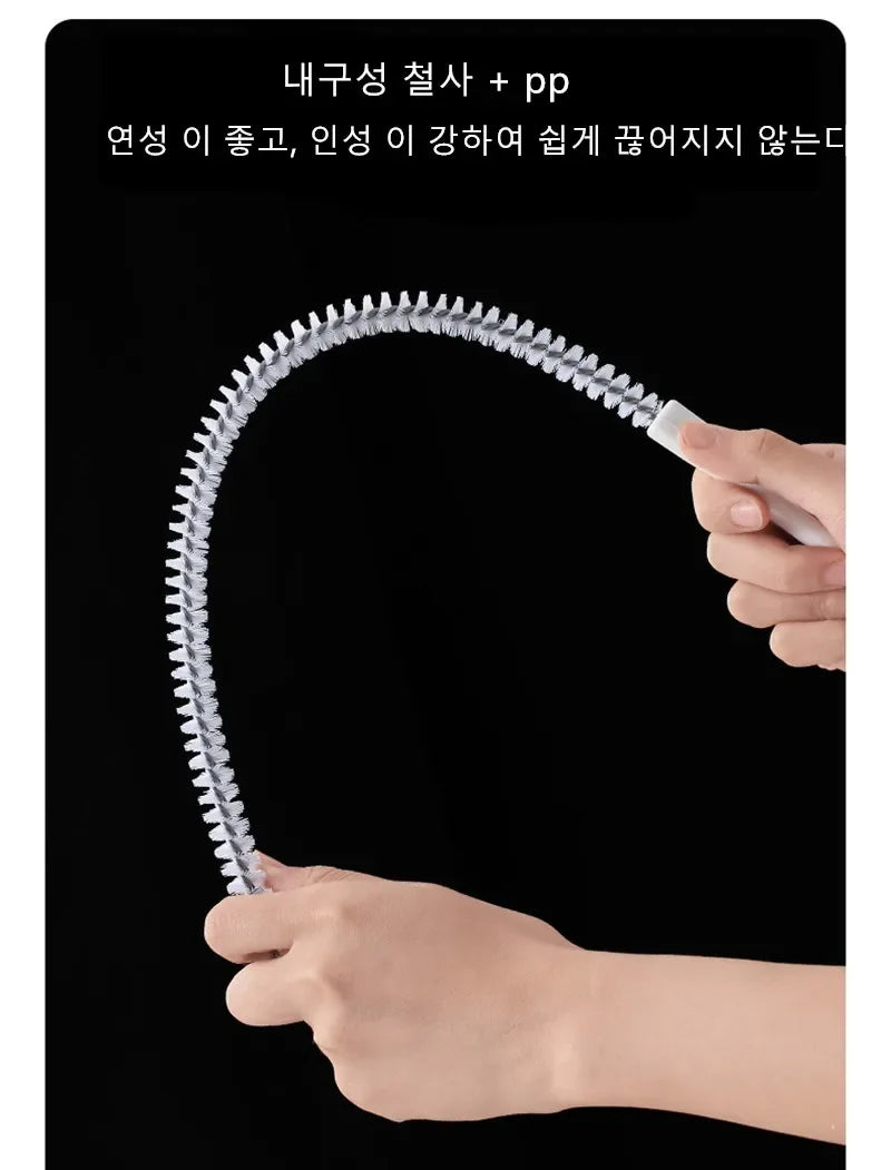 Flexible Drain Cleaning Brush — Pipe Dredging Tool for Bathroom, Kitchen & Sink Clogs