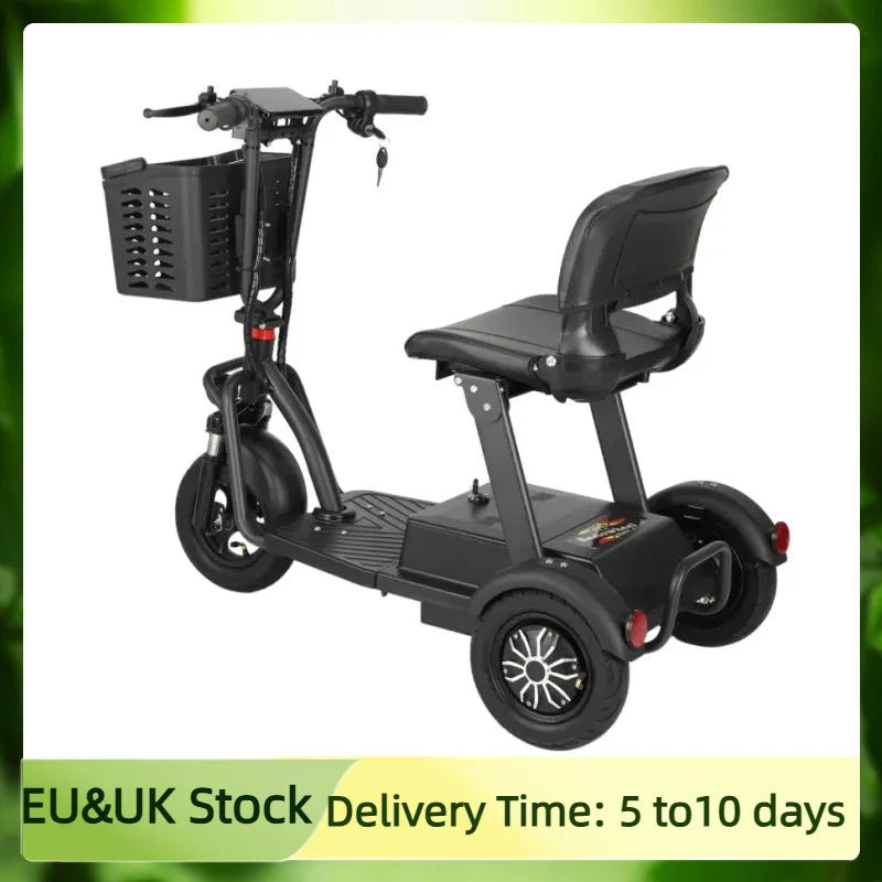 Foldable 3-Wheel Mobility Scooter – Dual 500W, 40 km Range