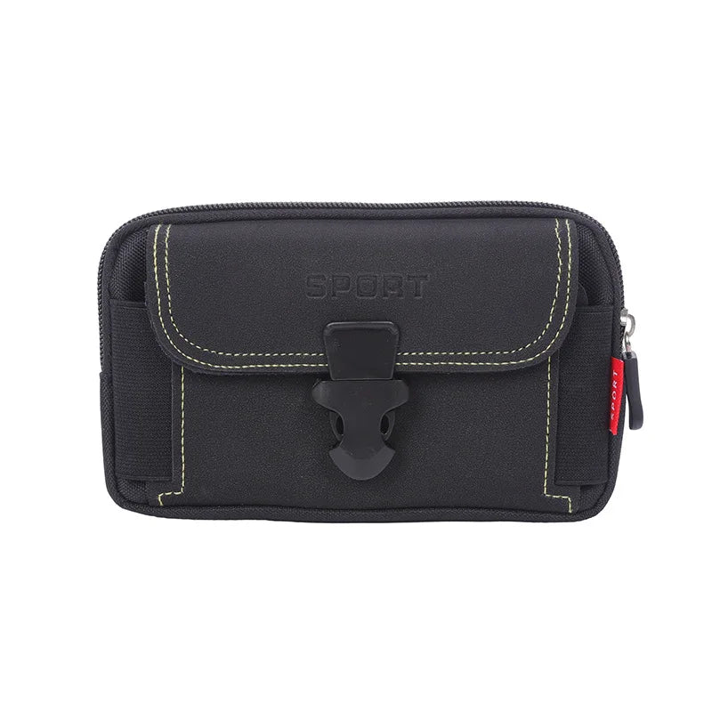 Men's Tactical MOLLE Belt Phone Holster – Waist Bag, Card Holder & Duty Belt Pack