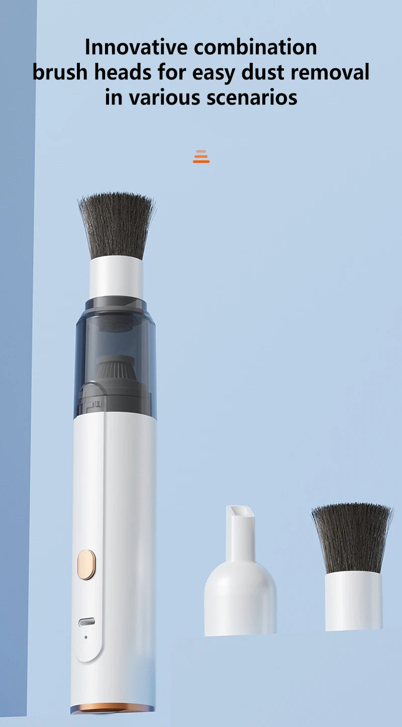 Mini Handheld Vacuum Cleaner – 3-in-1 Car & Desk Cleaner