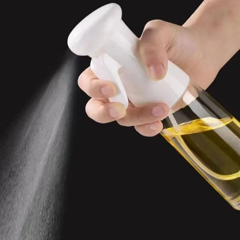 Spray Less. Cook Better. — Reusable Oil Mist Spray Bottle | Food Grade, Olive Oil & Vinegar Dispenser, 200/300/500ml, Black & White