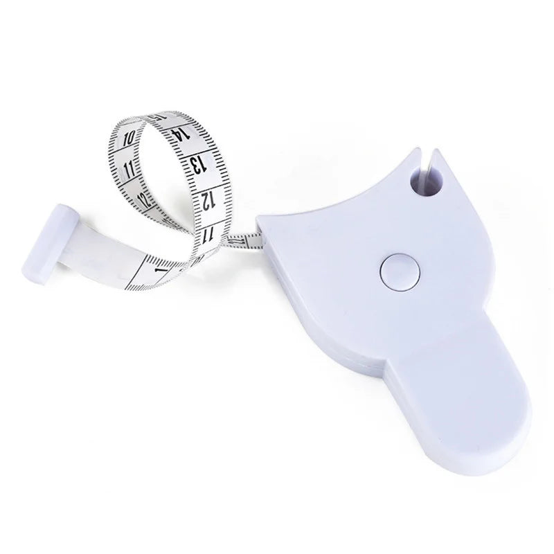 Self-Tightening Body Measuring Tape — 150cm Retractable Tailor Ruler