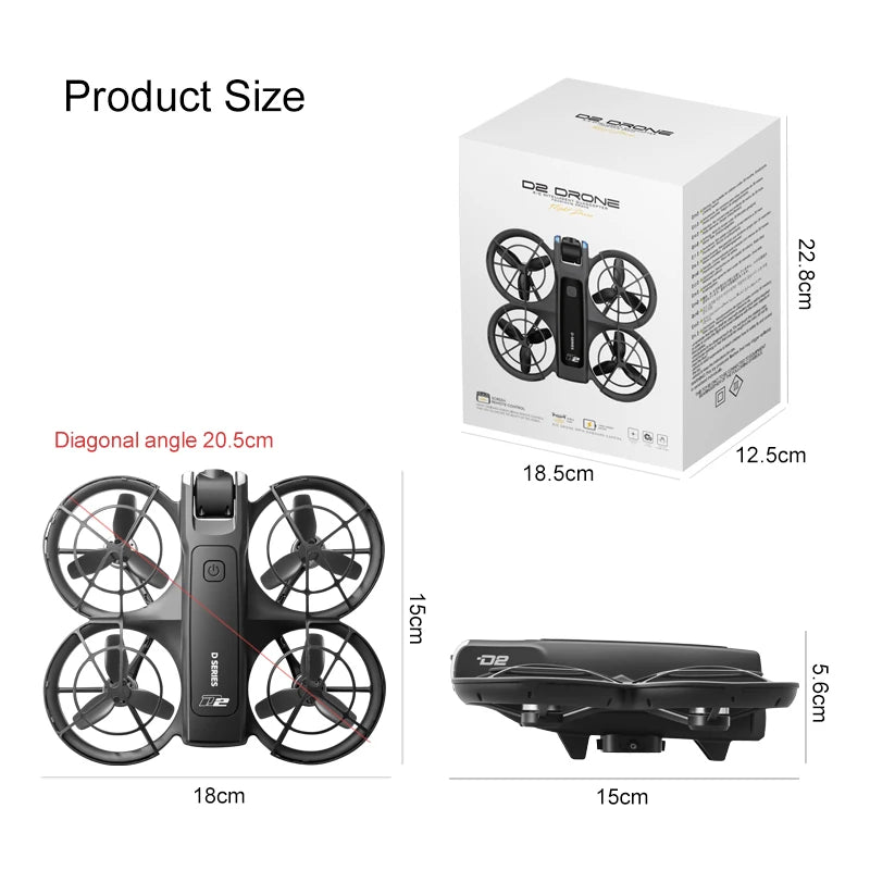 D2 GPS Camera Drone with Screen Remote