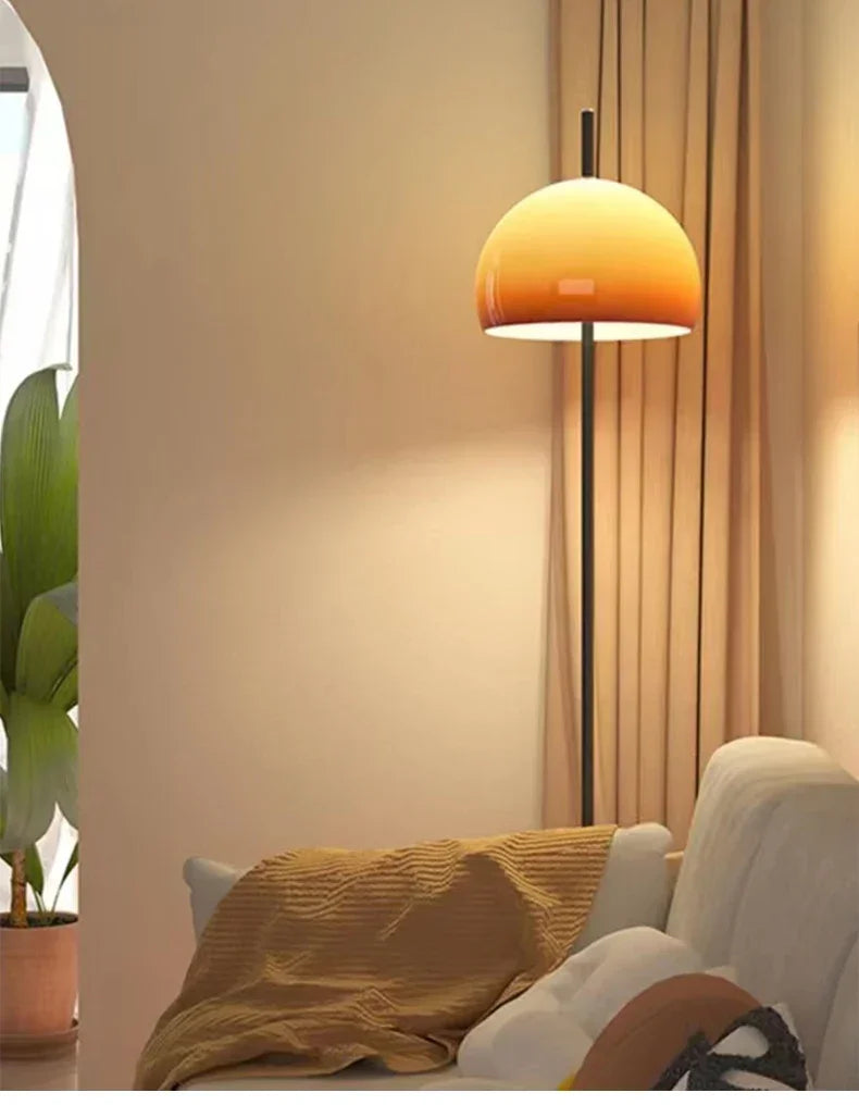 Orange Mushroom Lamp – Floor & Table Options