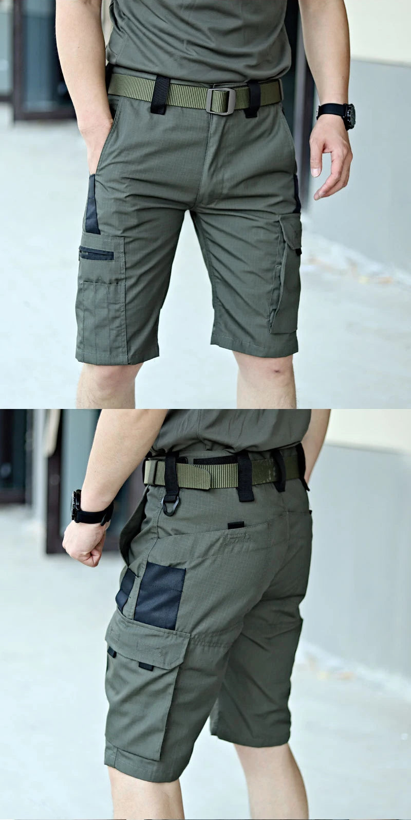 Men's Tactical Cargo Shorts with Pockets