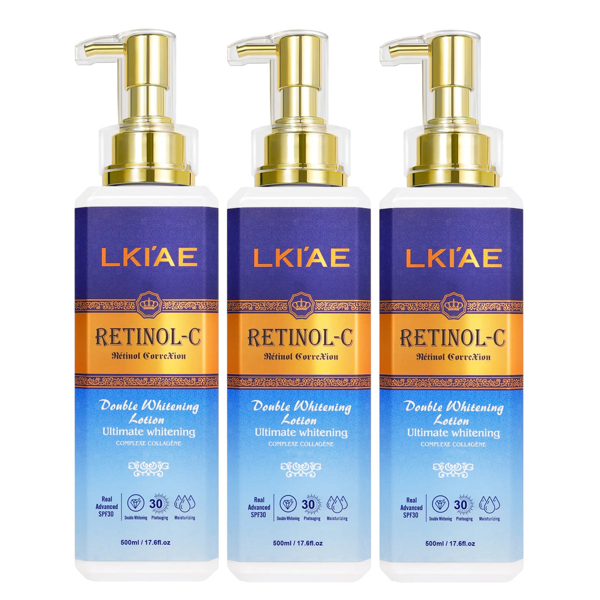LKIAE Advanced Retinol Whitening Skin Care Set – Brightening & Anti-Aging for All Skin Types