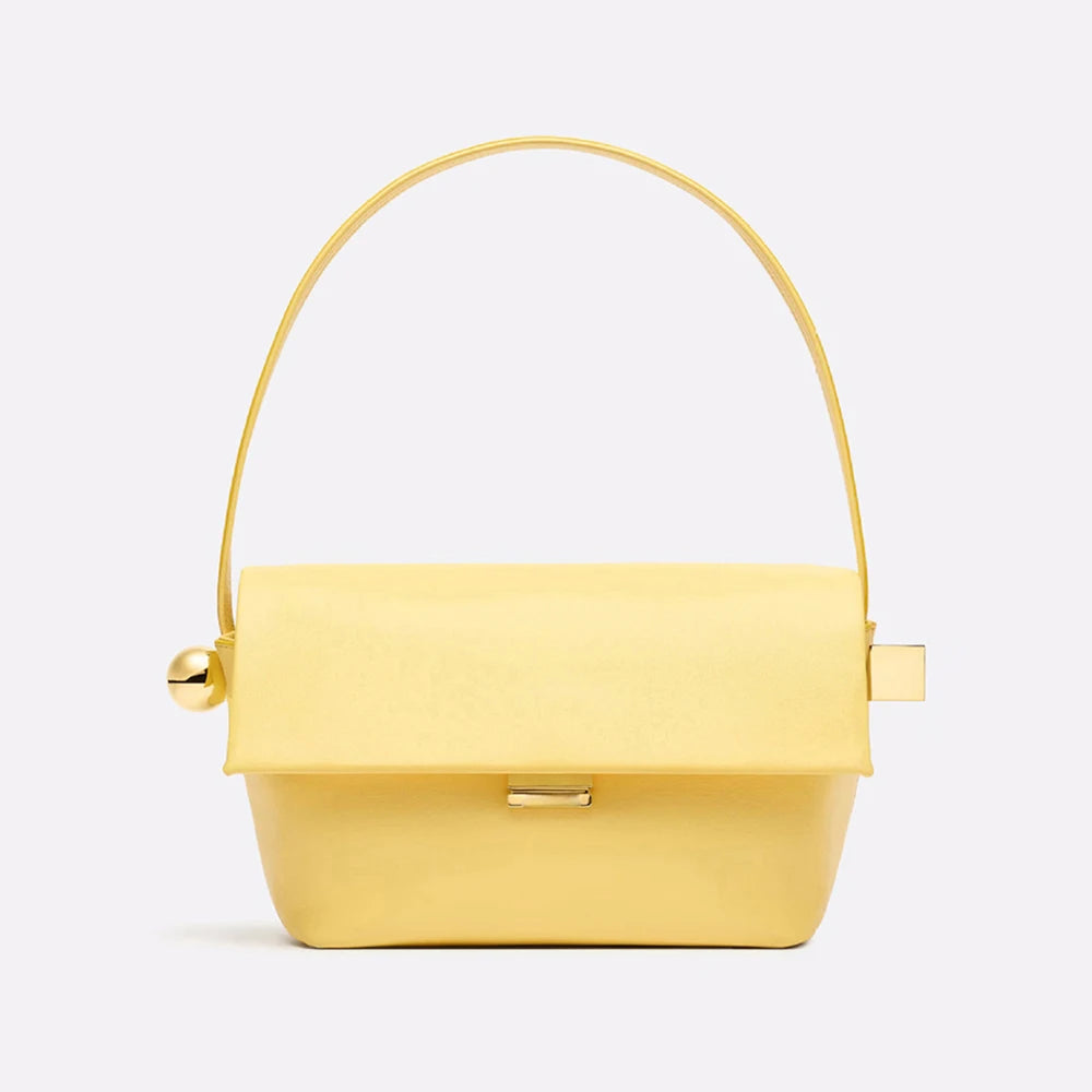 Luxury Soft PU Leather Flap Shoulder Bag – Fashion Designer Evening Clutch Handbag for Women