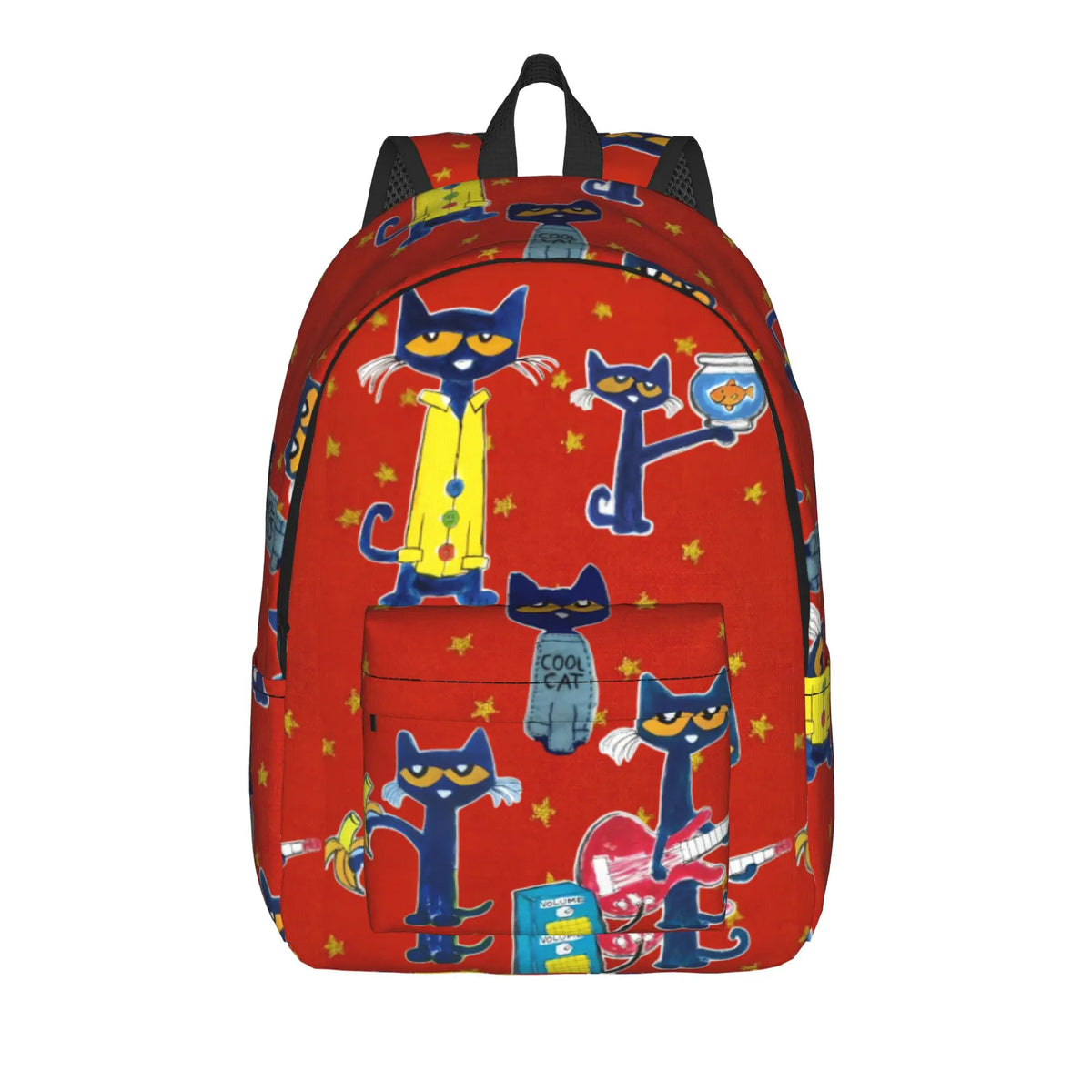 Pete the Cat Backpack – Polyester Daily Carry Bag