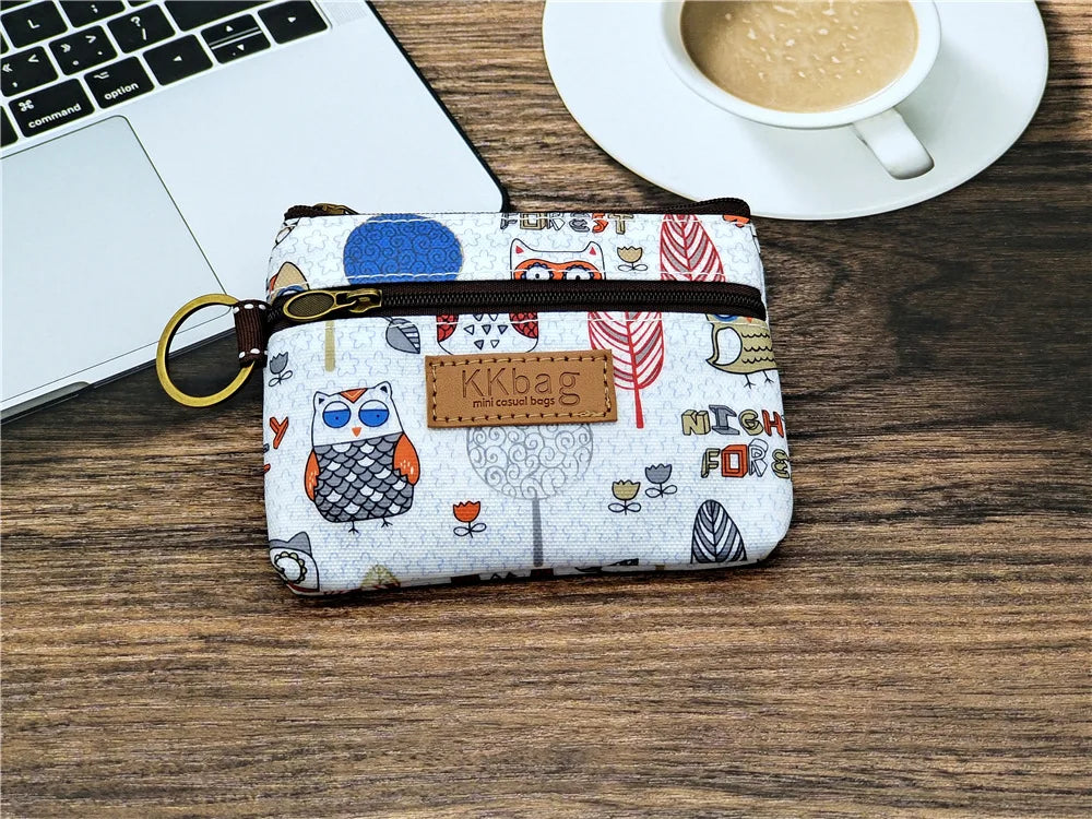 Cute Animal Coin Purse – Kawaii Zipper Wallet & Card Holder for Women, Girls & Students