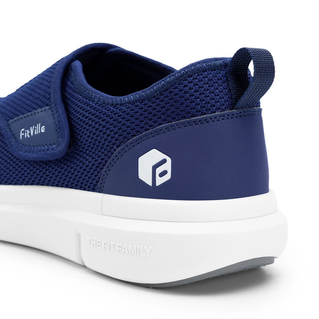 Men's Extra Wide Adjustable Diabetic Shoes – Orthopedic Walking Shoes for Elderly Swollen Feet & Foot Pain