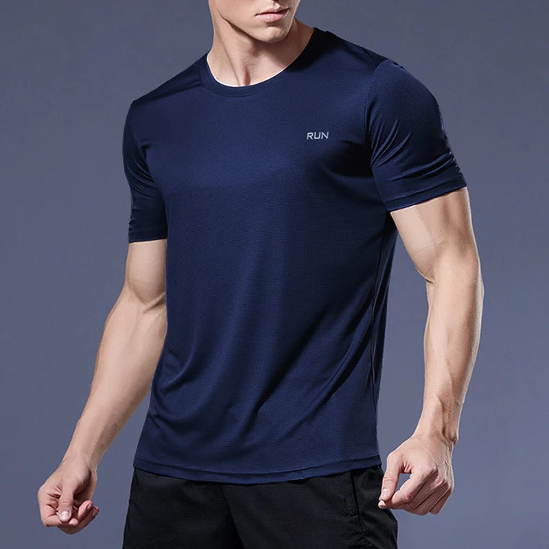 Men's Quick-Dry Compression Sports Running Shirt — Performance Base Layer