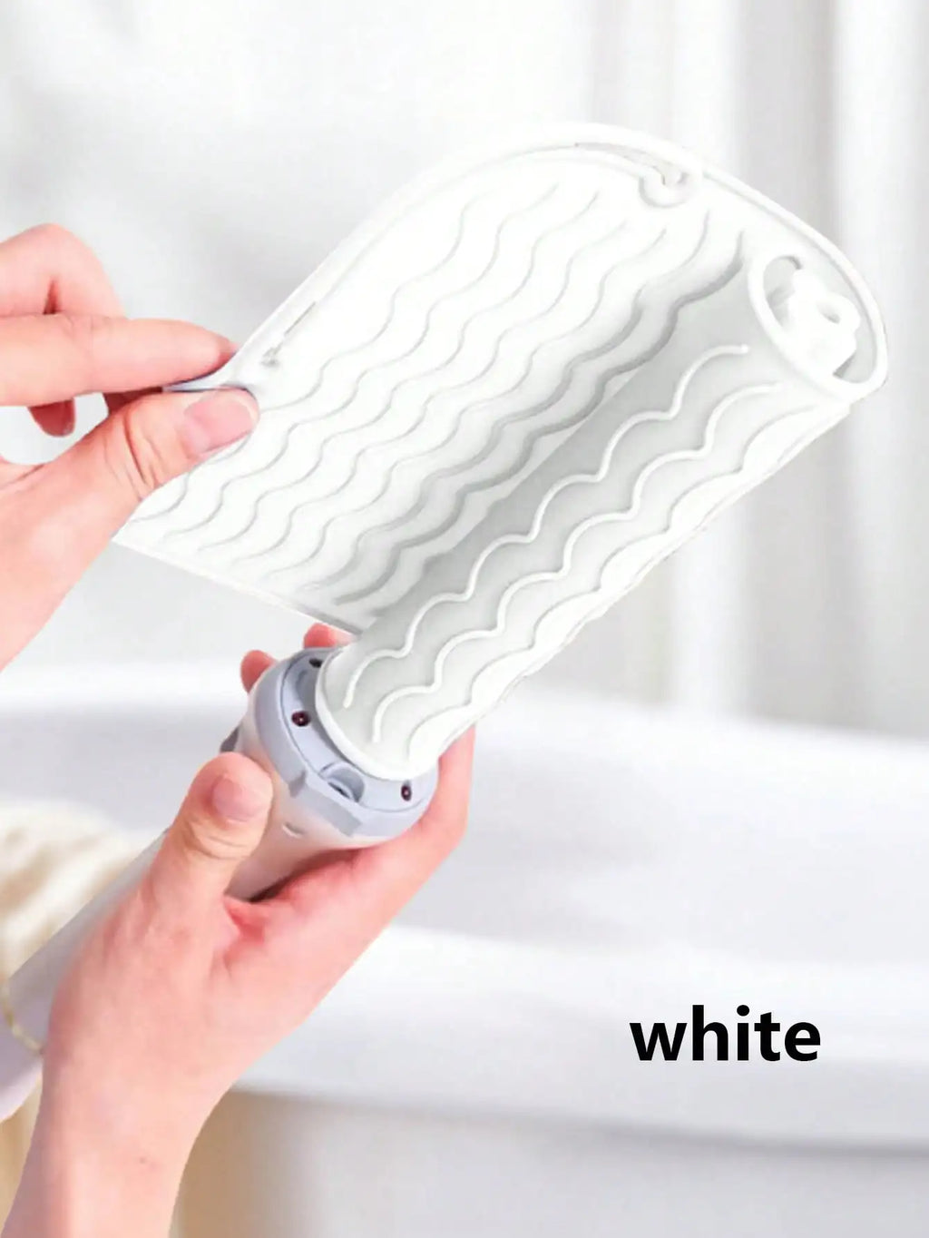 Silicone Heat Resistant Mat — Travel Hair Tool Pad for Flat Iron & Curling Iron