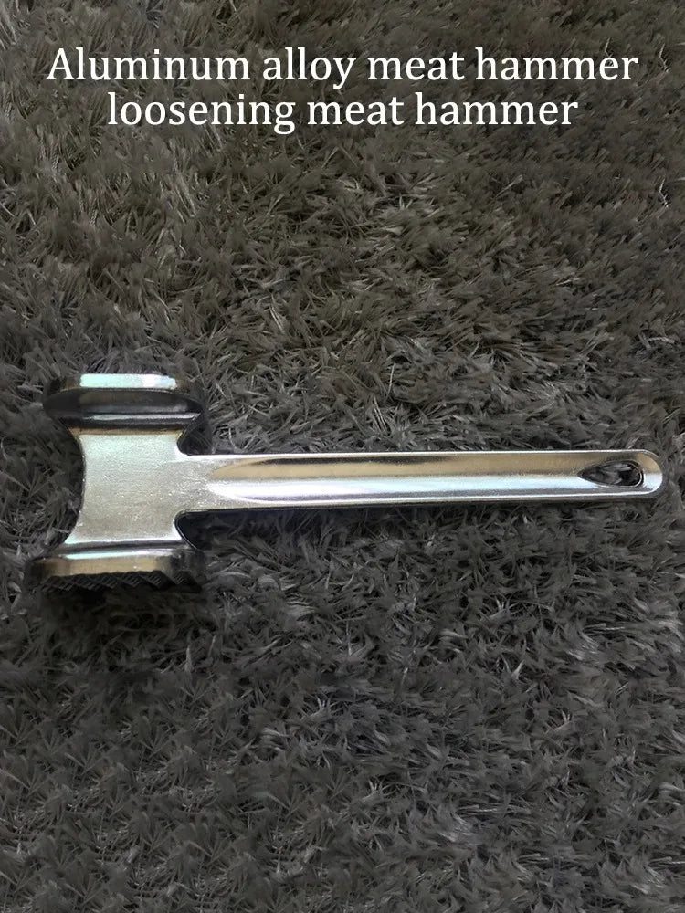 Aluminum Alloy Meat Tenderizer Hammer — Heavy-Duty Double-Sided Kitchen Mallet