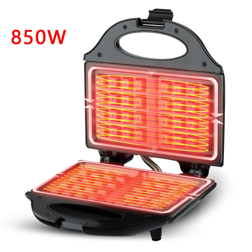 Professional Electric Waffle Maker — Non-Stick Multifunction Breakfast Machine
