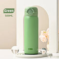 500ml 6-Layer Vacuum Thermos Tumbler – One-Touch Lid, 316 SS, Triple Seal Leakproof, Curved Spout, Soft-Touch Matte, 6 Colors