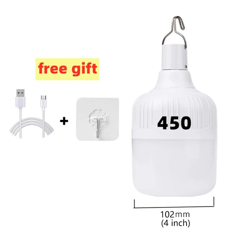 USB Rechargeable LED Emergency Lantern – Multifunctional Portable Camping Light for BBQ, Outdoor & Home