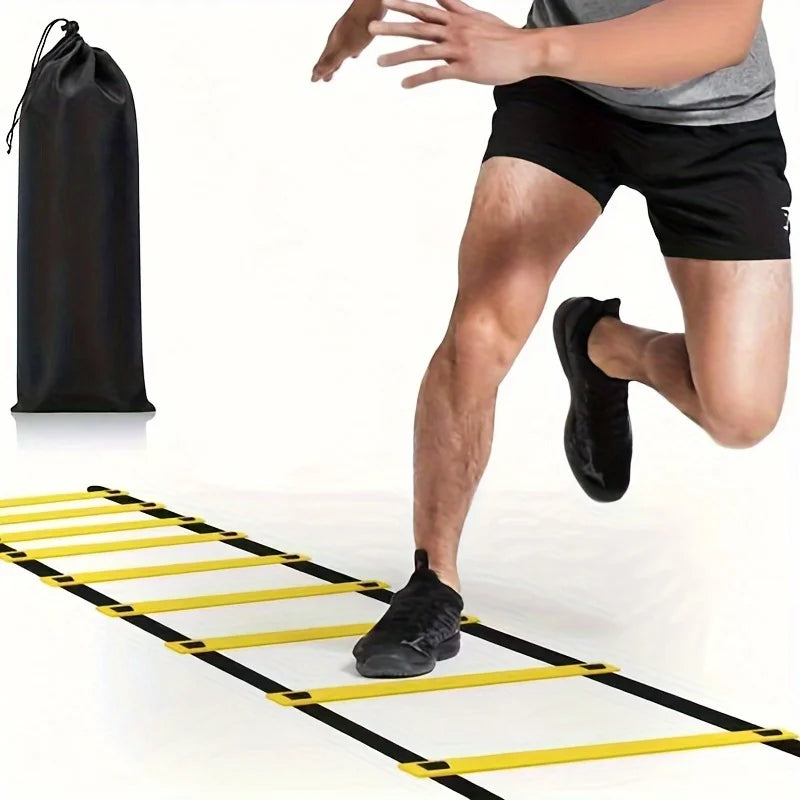 Agility Ladder Set – 2-10M Speed Training with Carry Bag for Soccer, Football, Footwork & Home Gym Drills