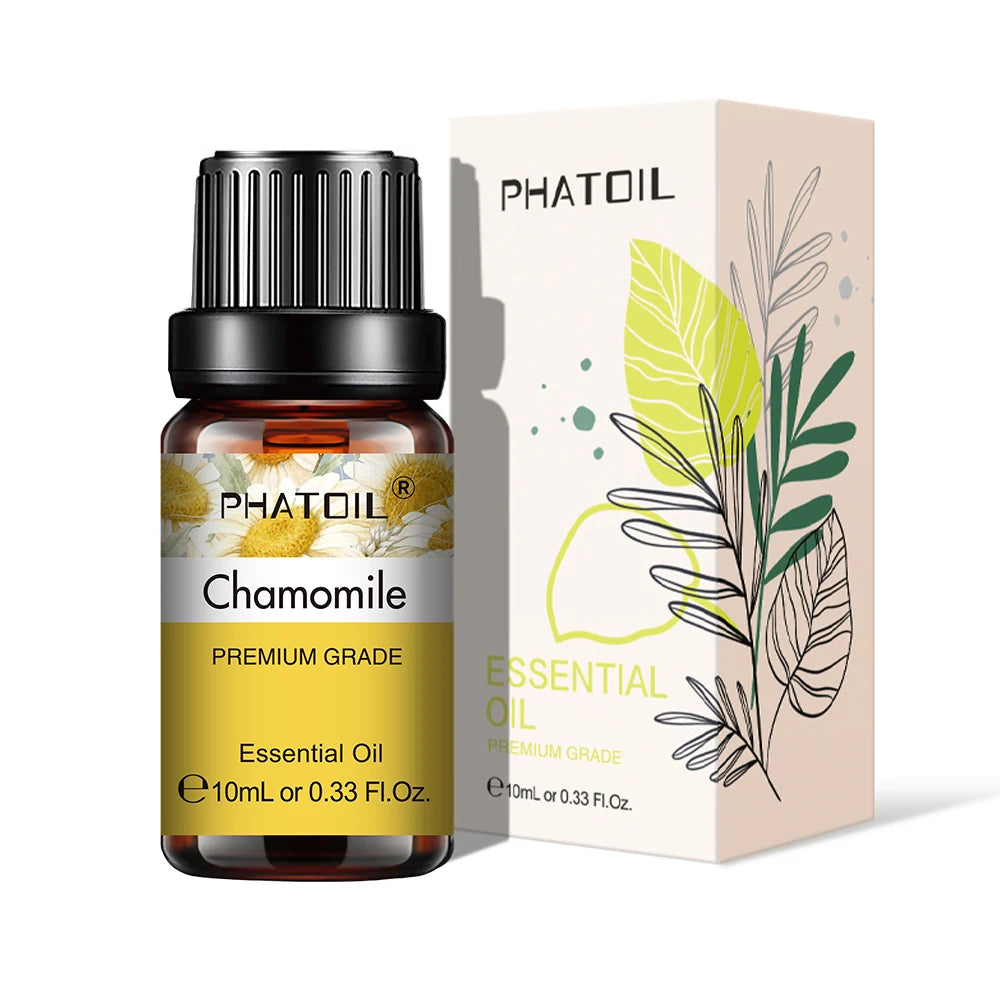 Pure Plant Essential Oil 10ml – Aromatherapy Oil for Diffusers, Humidifiers & DIY, 37 Scents