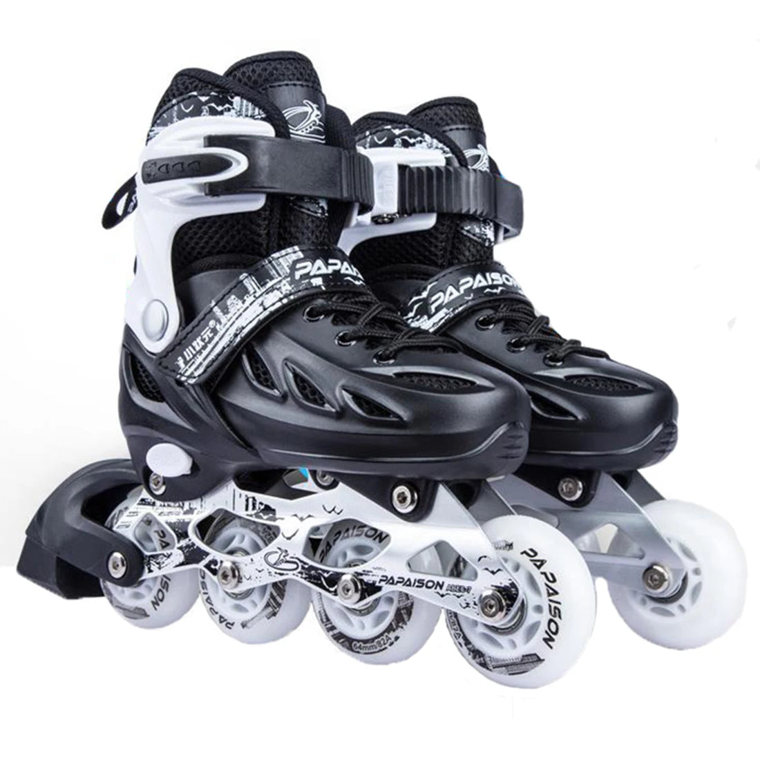 Adjustable Inline Roller Skate Shoes – Flashing 4-Wheel Speed Racing Sneakers for Outdoor Skating