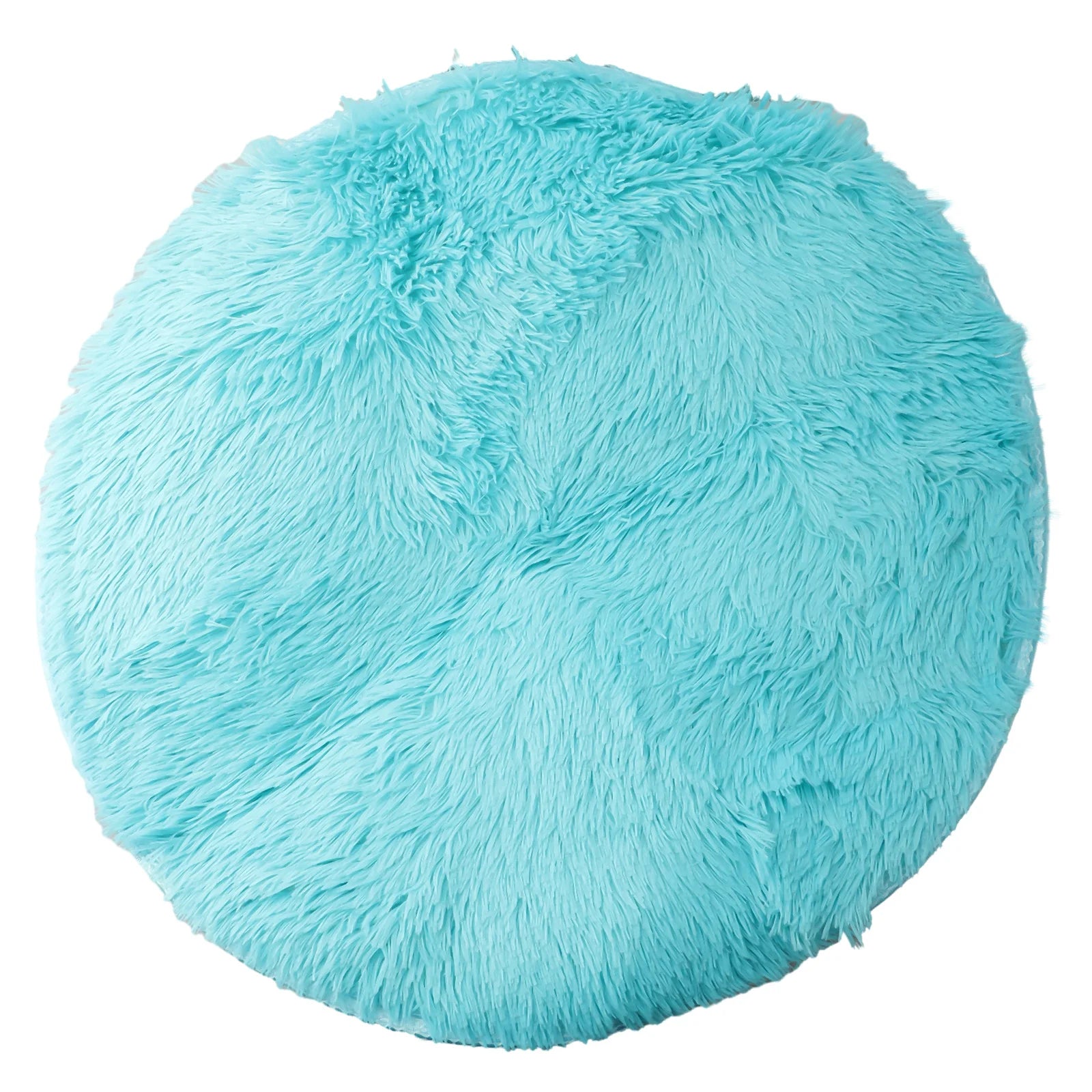 Super Soft Shaggy Area Rug – Anti-Slip 4cm Pile Round Rug for Living Room & Bedroom, 12 Colors & 3 Sizes