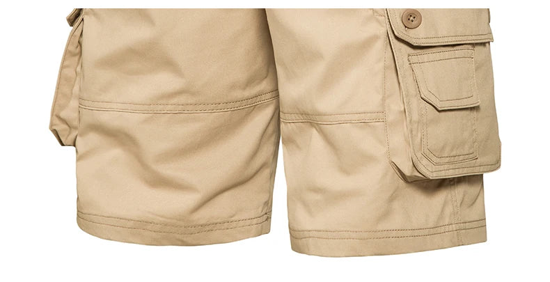 Men's Multi-Pocket Cargo Beach Shorts — Functional Summer Shorts