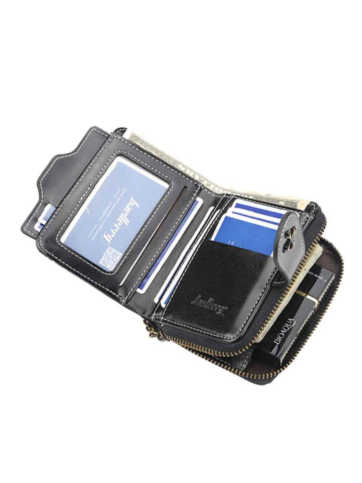 Women's Fashion Buckle Wallet – Short Zipper Coin Purse in European & American Style