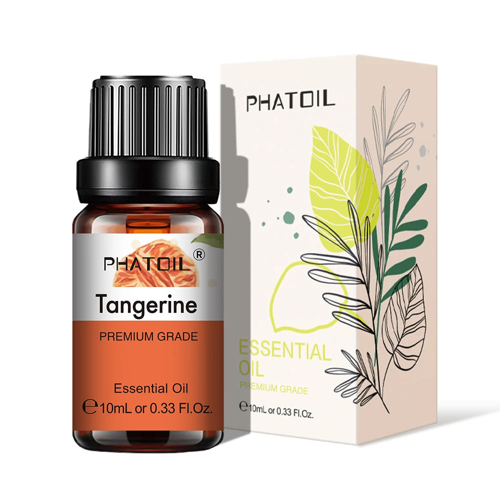 Pure Plant Essential Oil 10ml – Aromatherapy Oil for Diffusers, Humidifiers & DIY, 37 Scents