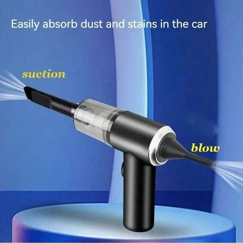 Wireless Handheld Car Vacuum – 5,500Pa USB Rechargeable