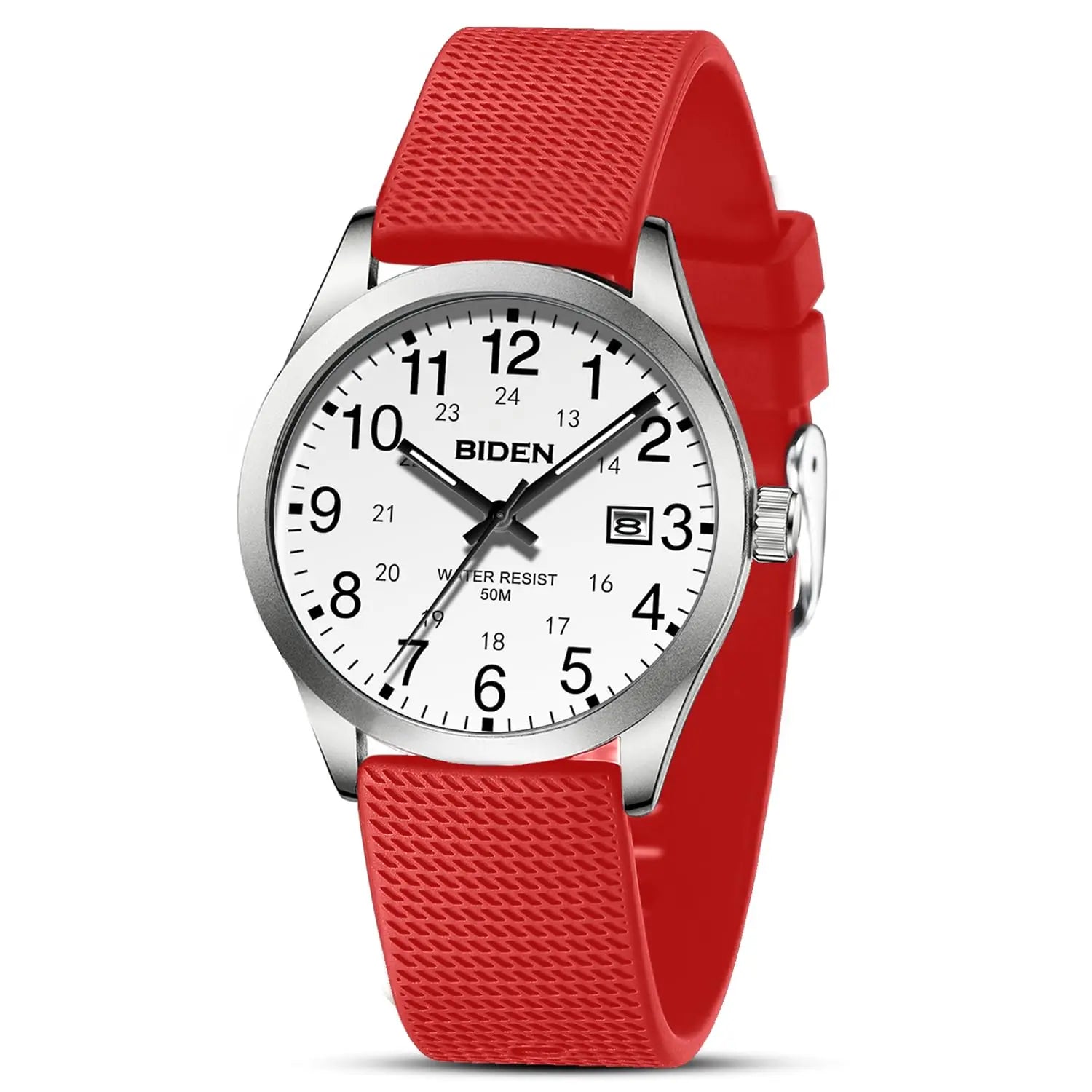 BIDEN Men's Waterproof Luminous Quartz Sports Watch