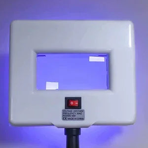 Wood's Lamp UV Skin Analyzer – 365nm UV Light Skin Scanner with 3x Magnifying Lens for Home & Salon Use