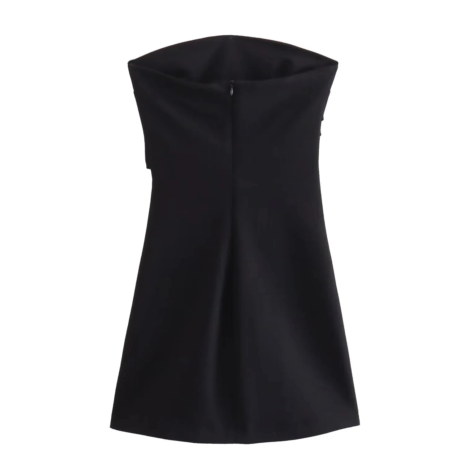 Off-Shoulder Corset Mini Dress — Ruched Backless Bodycon Party Dress