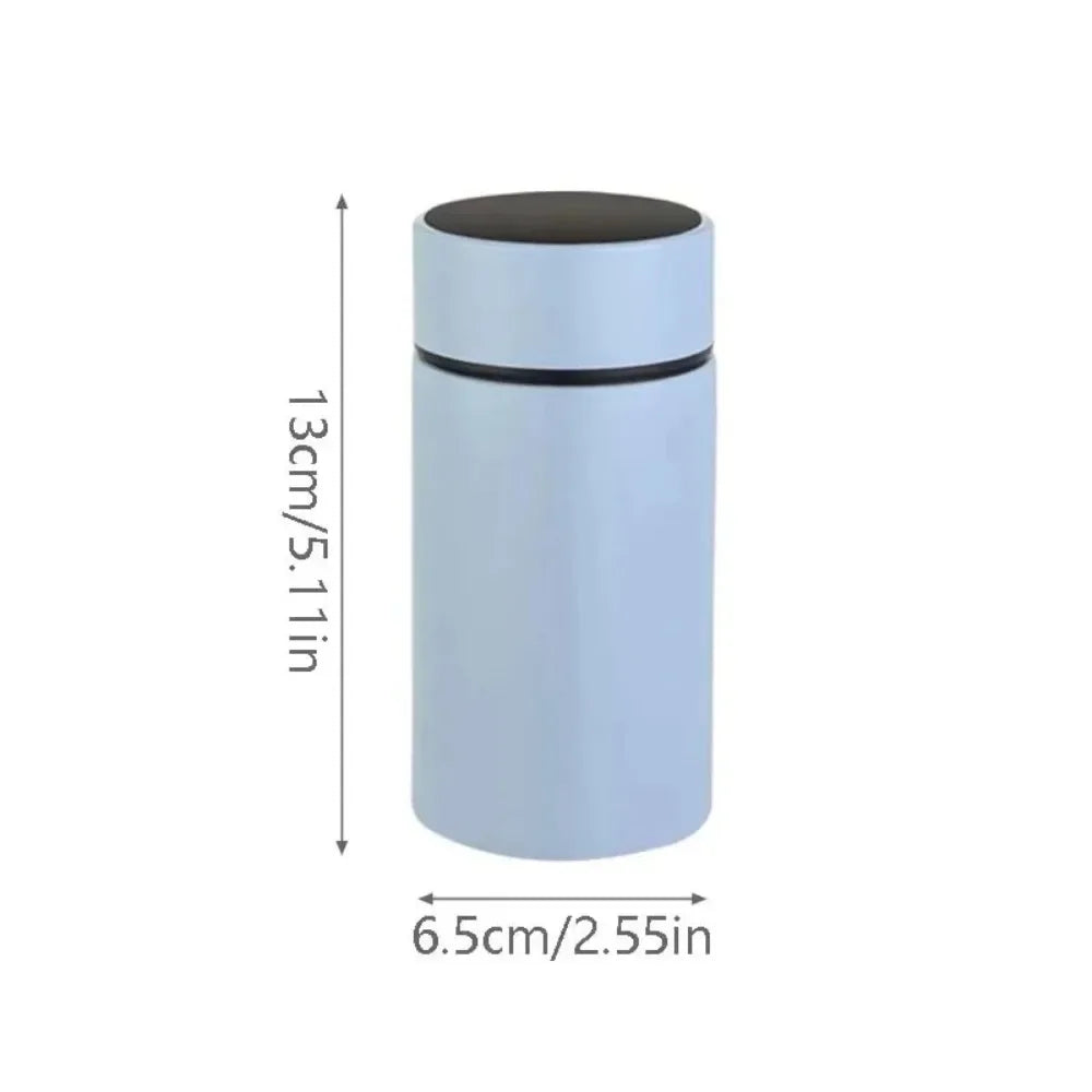 200ml Mini Stainless Steel Vacuum Flask Thermos – Lightweight Insulated Travel Tumbler, 12–24Hr