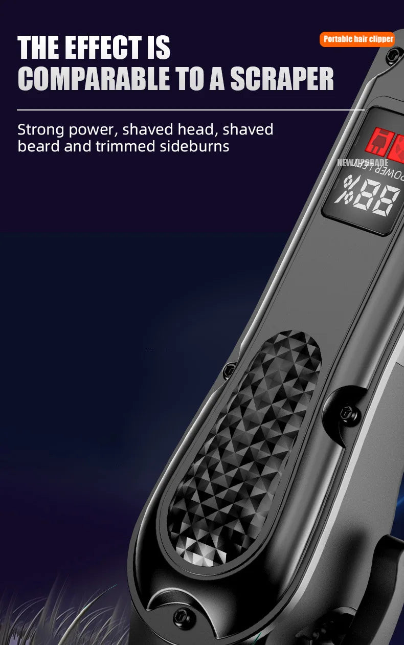 Electric Bald Head Hair Clipper & Grooming Tool – Self-Shaving Barber Machine for Home & Professional Use