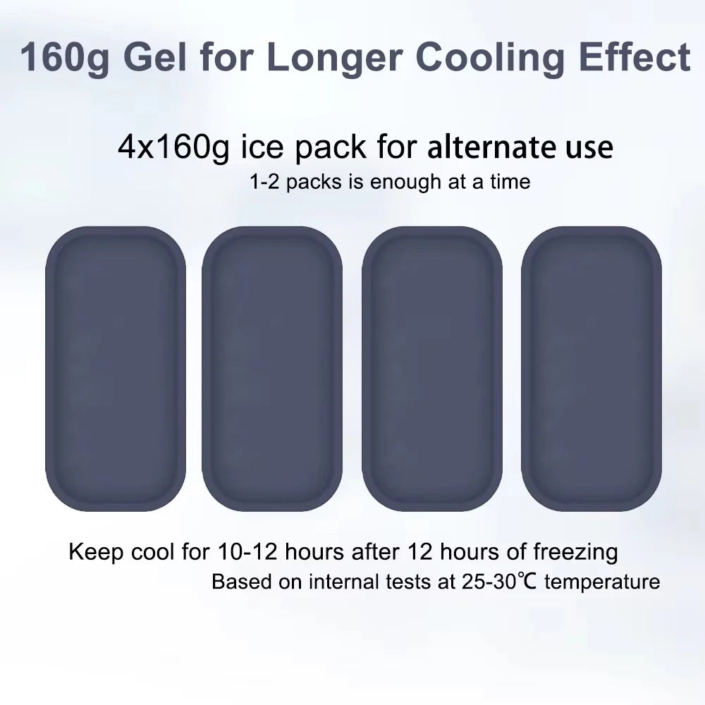 Insulin Cooler Bag Travel Case – Diabetic Medication Insulated Organizer with 4 Reusable Ice Packs for Insulin Pen & Vial