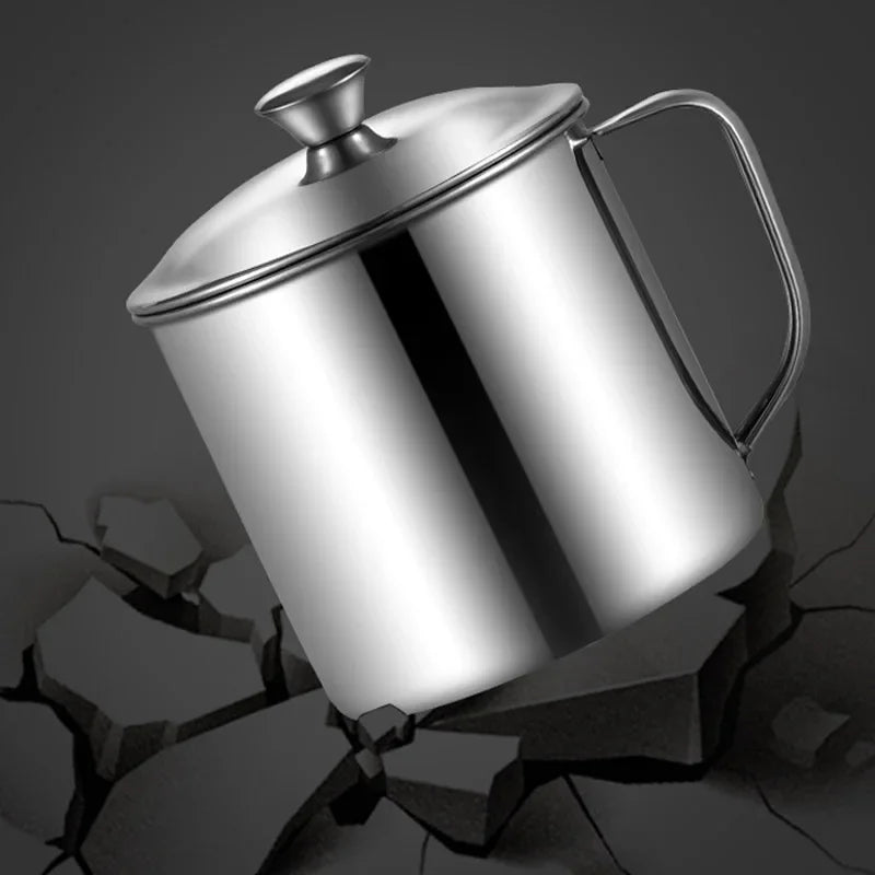 304 Stainless Steel Portable Coffee Mug – Compact Camping & Travel Cup, 50–400ml