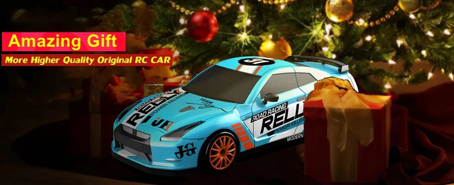 1:24 Scale 4WD RC Drift Car – 20KM/H High Speed LED Racing Vehicle