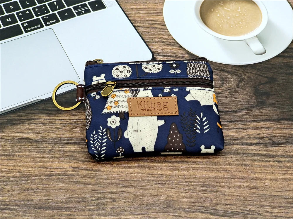 Cute Animal Coin Purse – Kawaii Zipper Wallet & Card Holder for Women, Girls & Students
