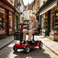 Foldable 4-Wheel Mobility Scooter – 250W, 12Ah Lithium Battery