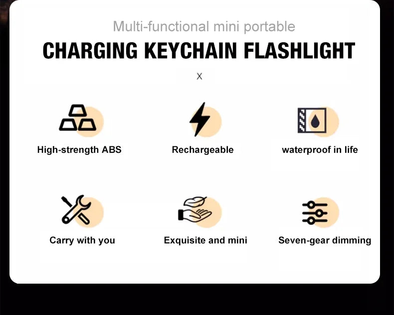 Rechargeable EDC Magnetic Mini Work Light – Adjustable LED Camping Lamp for Hiking, Fishing & Emergencies
