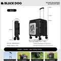 60L Foldable Storage Cart Wagon — 3-Speed Telescopic Handle & 360° Silent Wheels