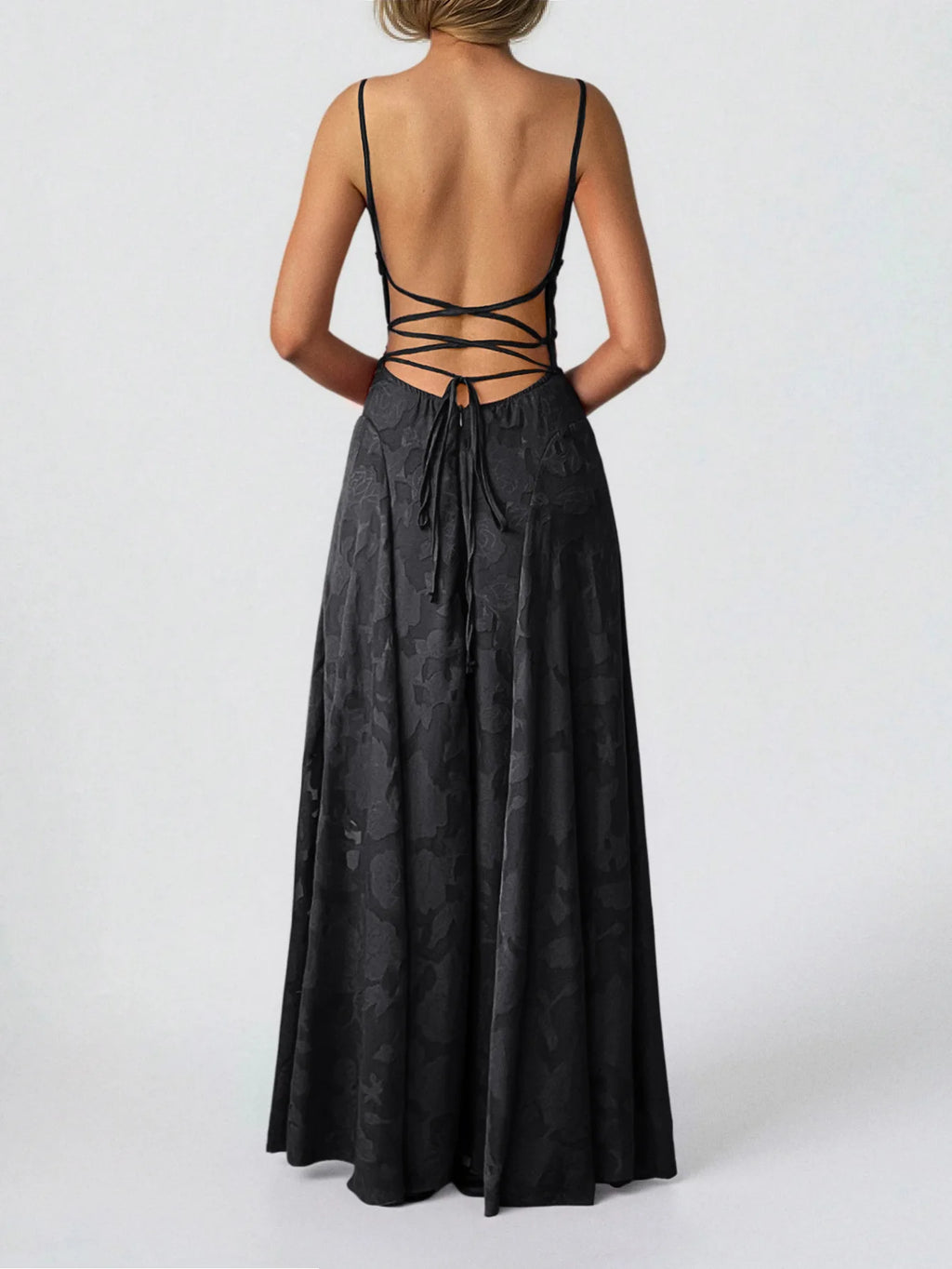 Strapless Tube Top Fit & Flare Midi Dress — Sexy Sleeveless Wedding Banquet Party Dress
