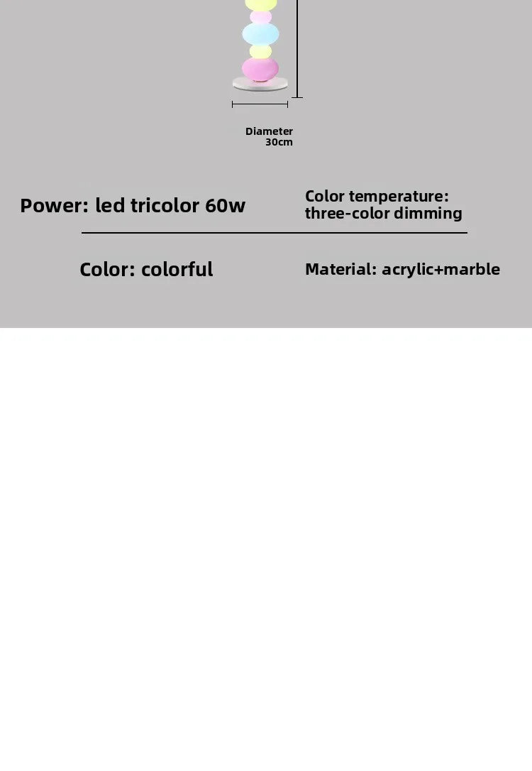 Acrylic Lamp – Tricolor Table & Floor Designs