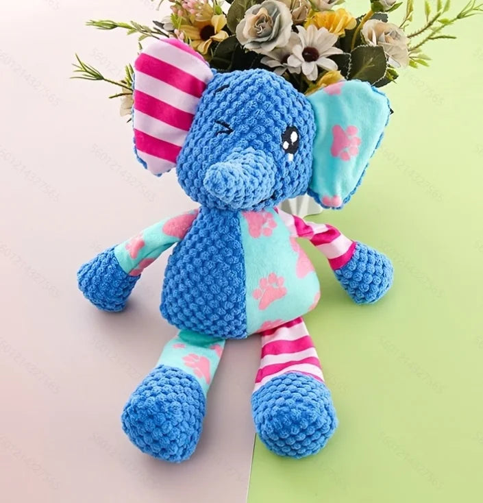 Cute Animal Squeaky Plush Chew Toy for Dogs & Cats