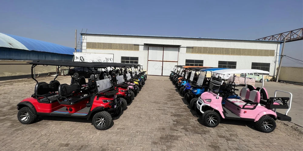 Supreme Luxury Electric Golf Cart — 4WD Off-Road 2/4/6 Seater, 48V–72V, 4–7.5kW