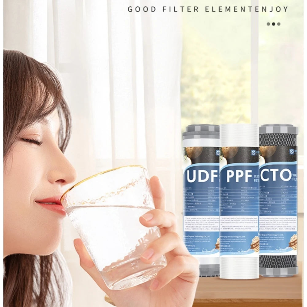 10-Inch RO Water Filter Replacement Cartridge Set