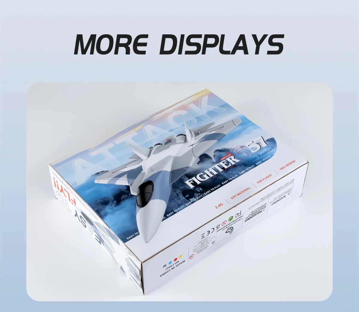 SU35 2.4G RC Foam Fighter Glider Airplane – Remote Control EPP Fixed Wing Plane